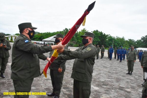 Realizan traspaso de mando del Cuerpo de Ingenieros del Ejército de Nicaragua