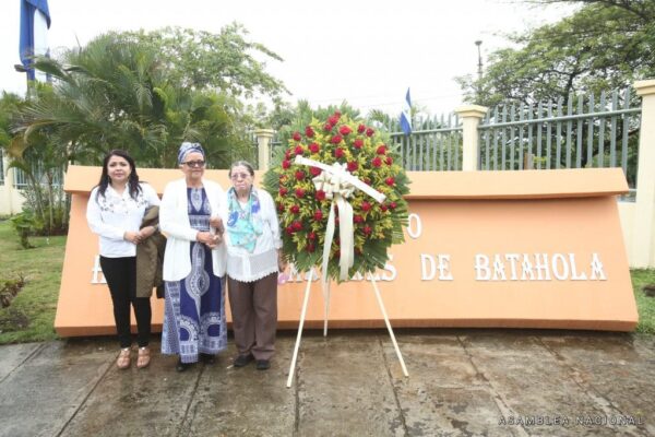 Homenaje a los Héroes y Mártires de Batahola en parlamento nicaragüense