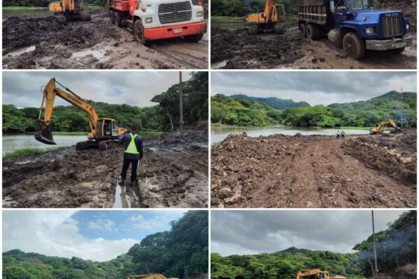Ejecutan mantenimiento de presa de agua potable en Boaco