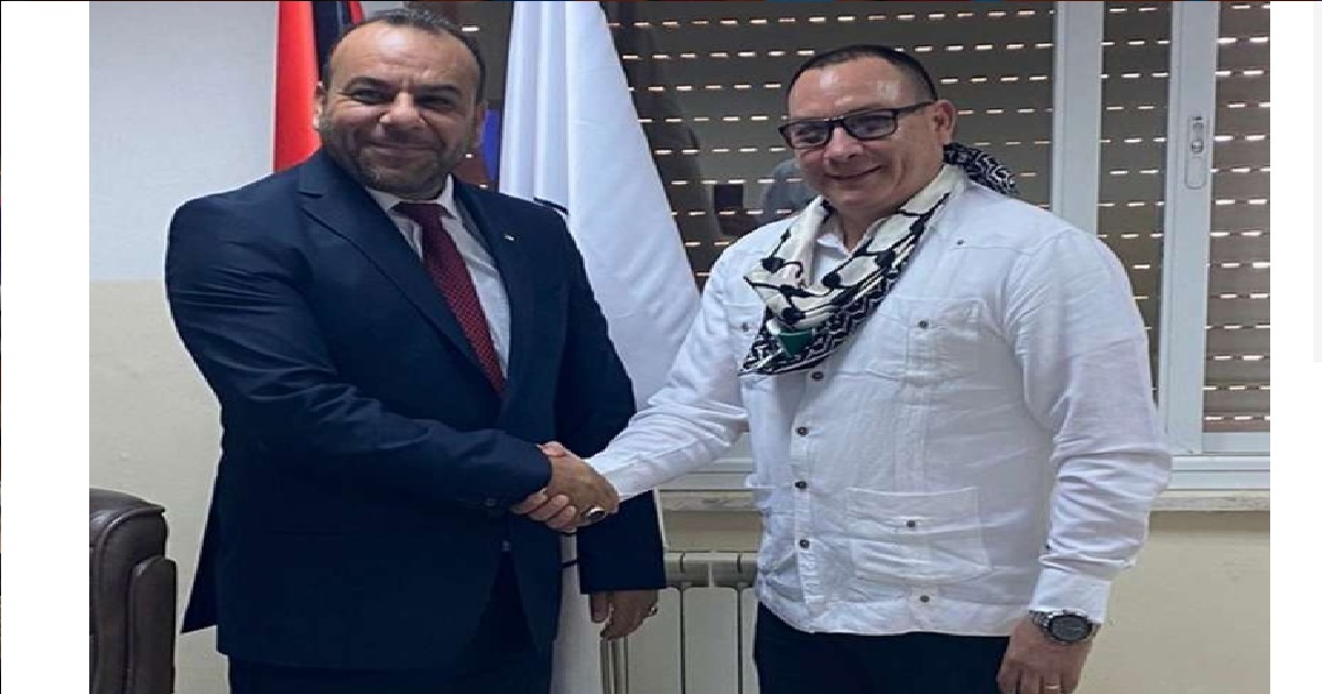 Embajador nicaragüense se reúne con Unión General de Escritores Palestinos