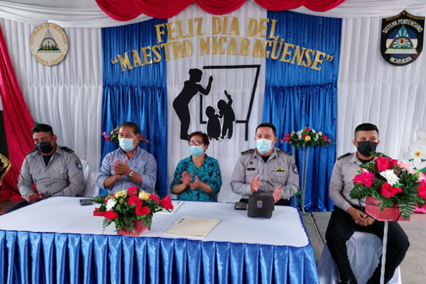 Día del maestro es celebrado en penitenciario de Matagalpa