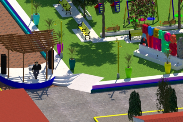 Remodelan Parque Juan José Morales de Buenos Aires, Rivas