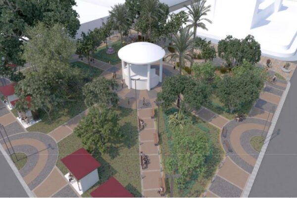 Nuevo parque de Diriamba está inspirado en Rubén Darío