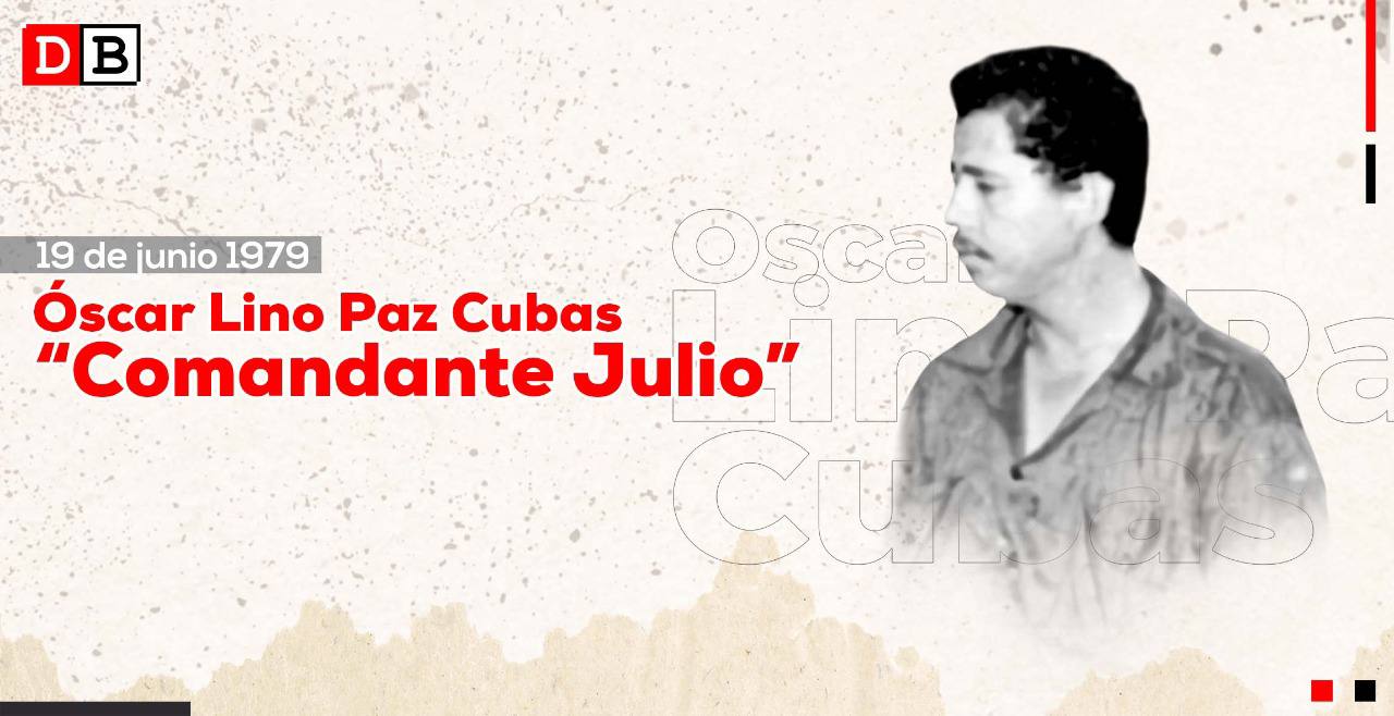 Comandante Julio, combatiendo heroicamente en la Ofensiva Final