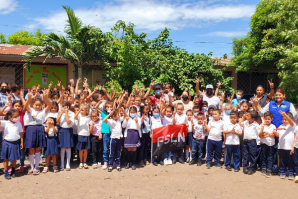 Construyen nueva aula en escuela de Sébaco