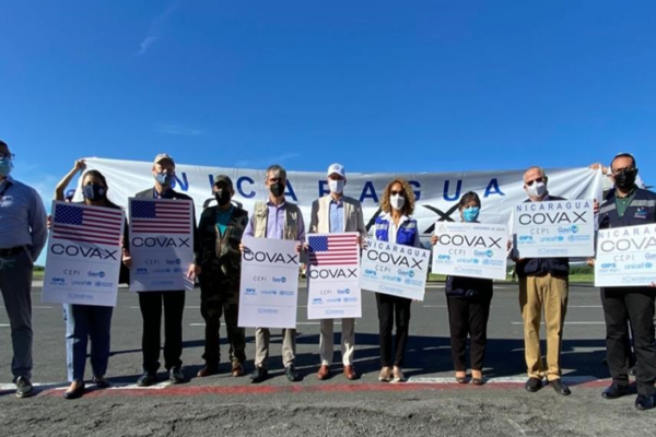 Más de 657 mil  dosis de vacunas Pfizer son donadas a Nicaragua