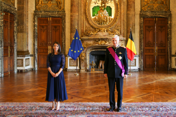 Zoila Müller es acreditada como embajadora de Nicaragua en Bélgica