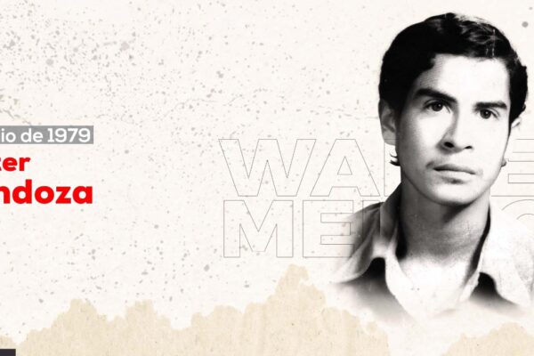 Walter Mendoza y su incansable trabajo revolucionario