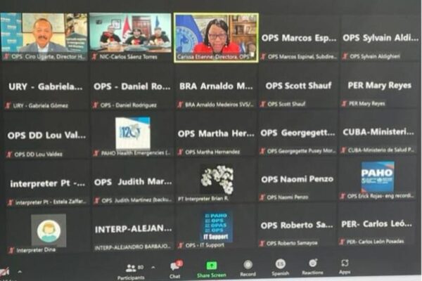 Nicaragua participa de sesión con OPS sobre la actualización de la viruela del mono y Salud Pública