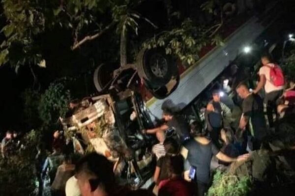 Policía de Nicaragua: 16 personas fallecieron en accidente en la cuesta Cucamonga