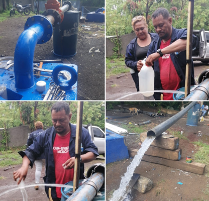 Mejoran servicio de agua potable en tres comarcas de Managua