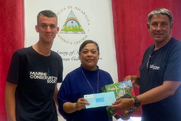 Sociedad de Conservación Marina visita Embajada de Nicaragua en Reino Unido