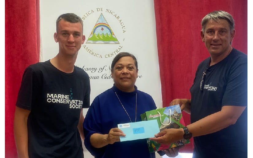 Sociedad de Conservación Marina visita Embajada de Nicaragua en Reino Unido
