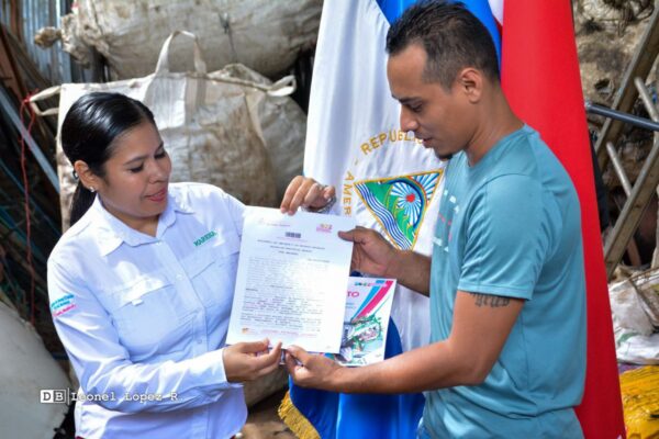 Certifican labor ambiental de recicladora de Managua