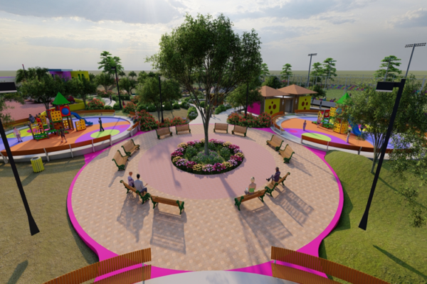 Presentan diseño de la segunda etapa del Parque Familiar de Teustepe