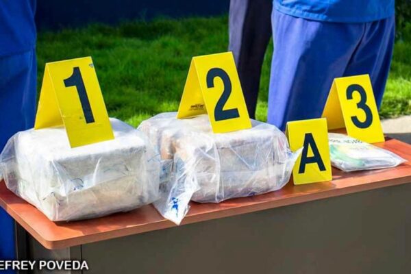 Incautan cocaína valorada en 277 mil 225 dólares