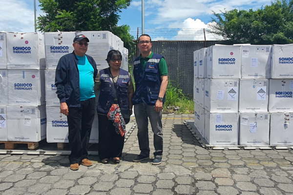 Nicaragua recibe donación de 849 mil 420 vacunas Pfizer