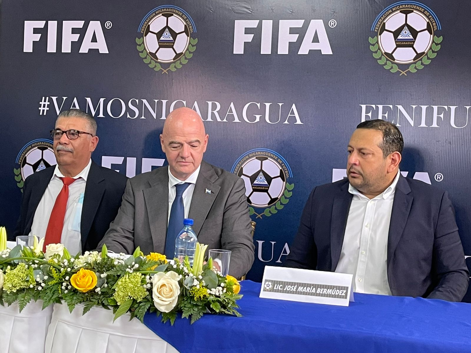 Presidente de la FIFA visita Nicaragua