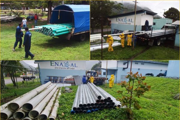 Trabajan en rehabilitación del sistema de agua de la comunidad de Wamblan