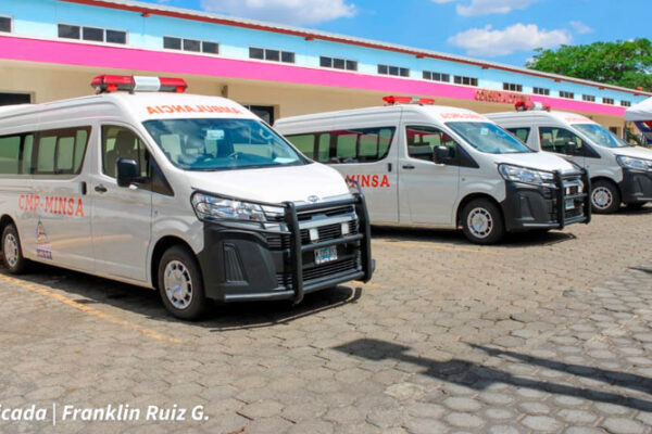 15 nuevas ambulancias a disposición de los nicaragüenses