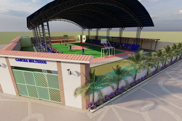 Comunidad Aranjuez tendrá nueva cancha multiuso