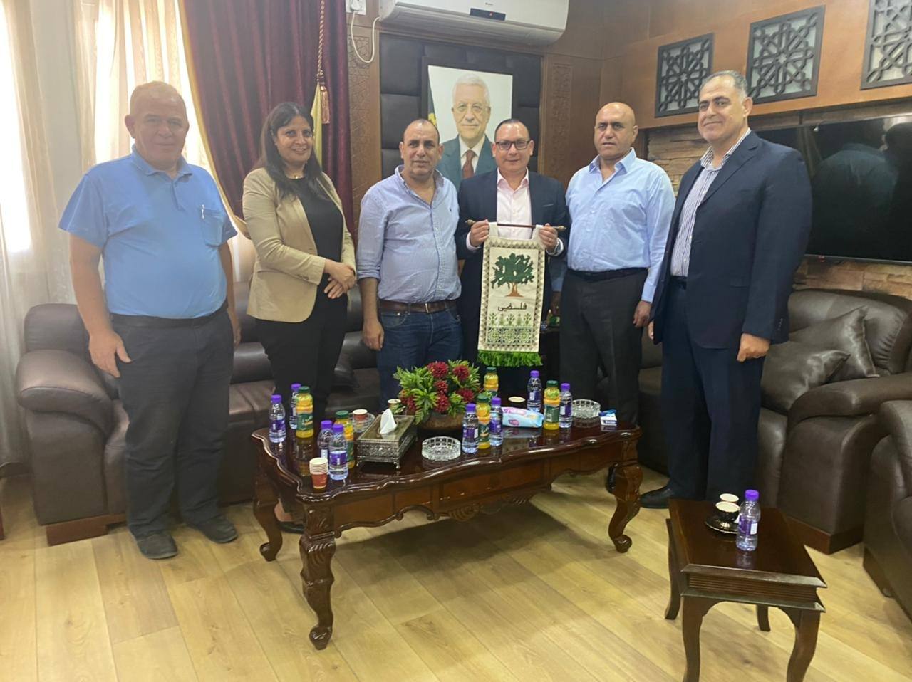 Embajador de Nicaragua se reúne con Gobernador de Jenin
