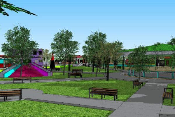 Parque Central de Dolores es mejorado