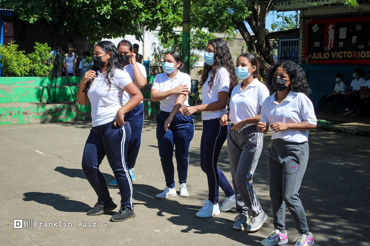 Fiestas patrias 2022 inician en el Instituto Gaspar García Laviana de Managua