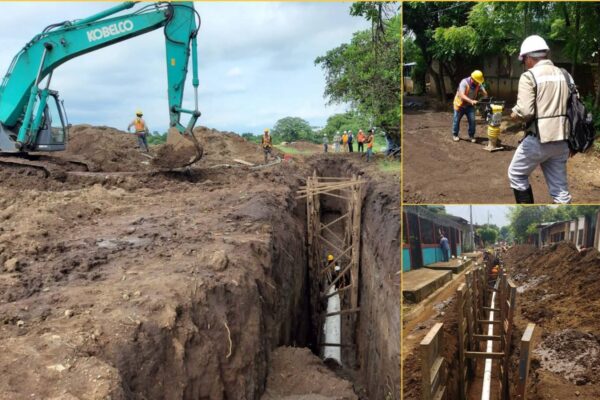 Avanzan obras de ampliación de redes de alcantarillado en Chichigalpa