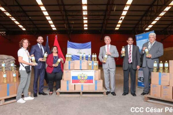 196 toneladas métricas de aceite son donadas por el Gobierno de Rusia