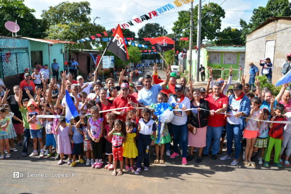 318 familias de Managua cuentan con nuevas calles para transitar