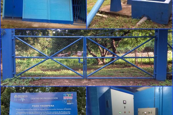 Mejoran cuatro pozos de agua potable en Managua