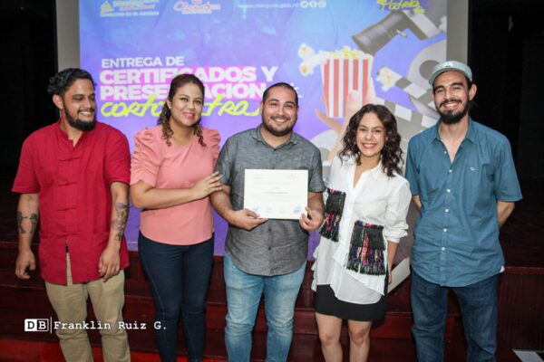 Certifican a jóvenes nicaragüenses  en producción cinematográfica