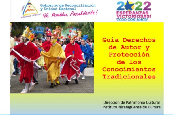 Nicaragua posee guía de derechos de autor y protección de los conocimientos tradicionales