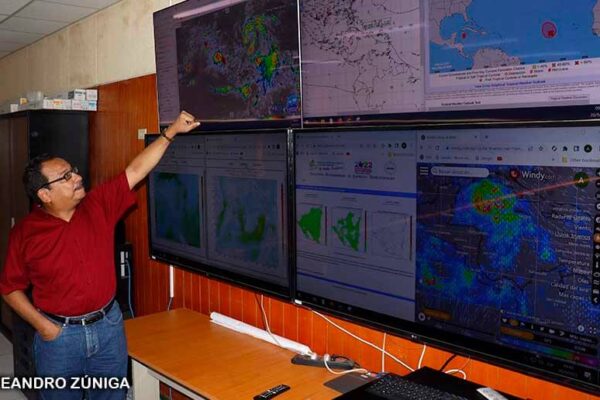 Tardes y noches de lluvias persisten en Nicaragua