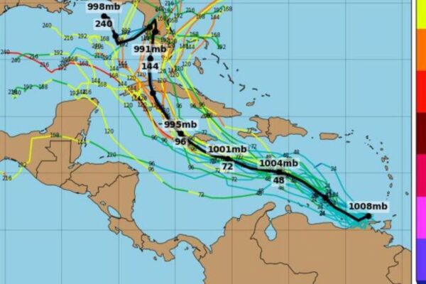 Nicaragua vigila disturbio atmosférico en el Océano Atlántico