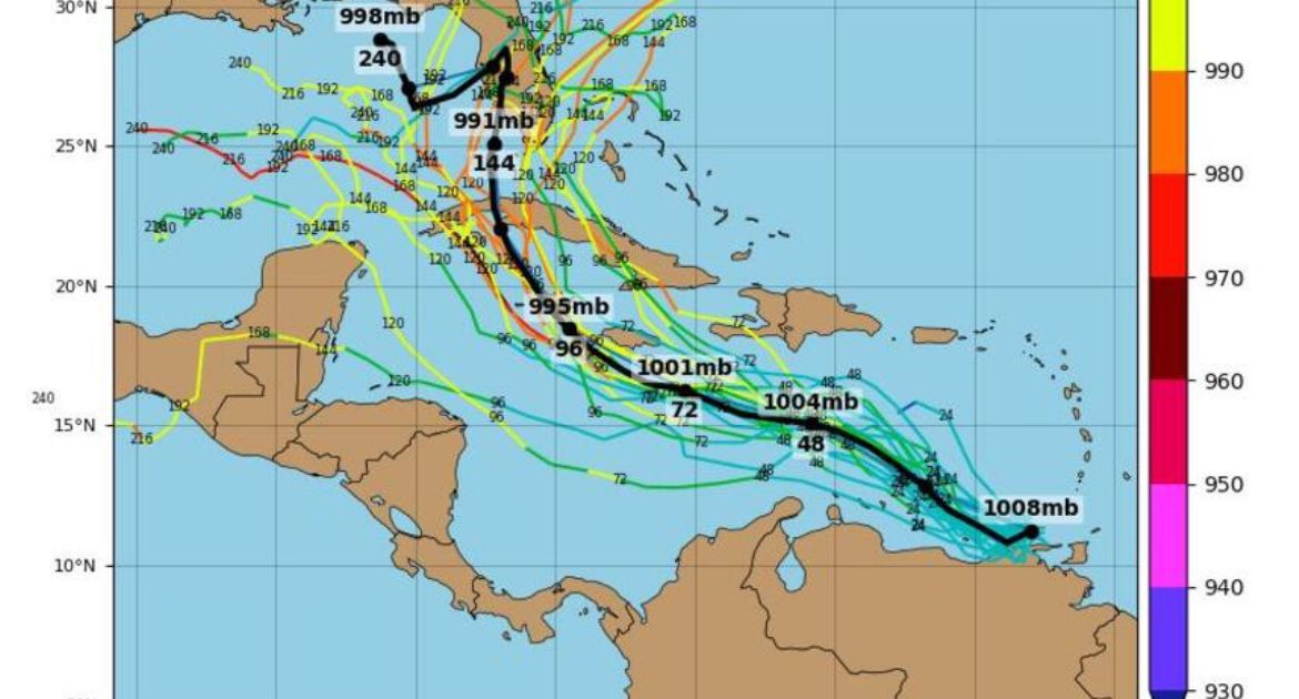 Nicaragua vigila disturbio atmosférico en el Océano Atlántico