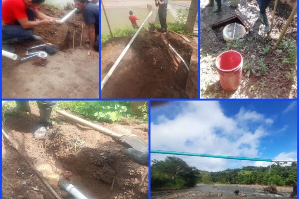 Rehabilitan  sistema de agua potable de Wamblan