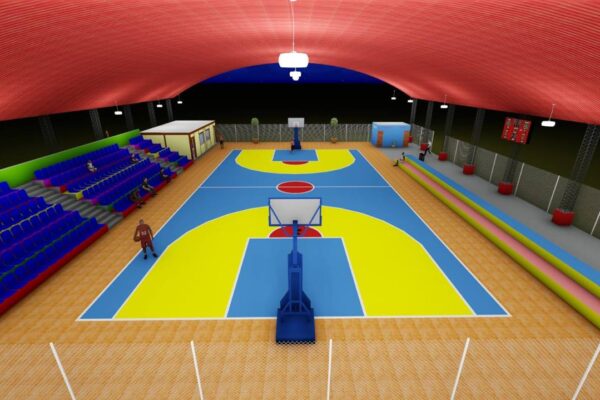 Cancha Multiusos se remodela en Malpaisillo