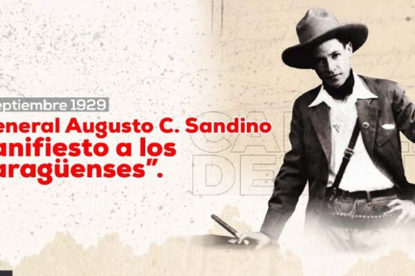 General Augusto C. Sandino: Manifiesto a los nicaragüenses