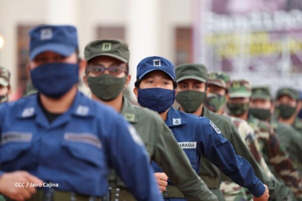 Saludo al Ejército de Nicaragua en el 43 aniversario de constitución