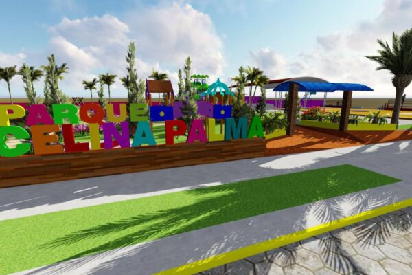 Parque Celina Palma se mejora en Villa El Carmen
