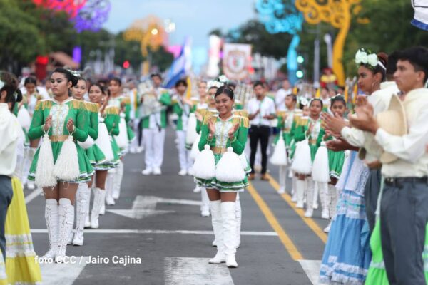 Desfile patrio 2022, regalo de Dios para las familias nicaragüenses
