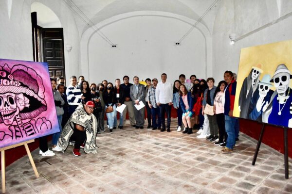 Nicaragua asiste a exposición pictórica por Día de los Muertos en México