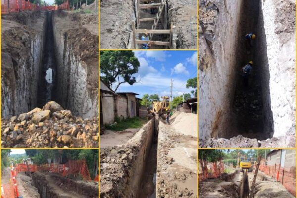 Avanza satisfactoriamente la construcción de la planta de agua residuales en Ciudad Darío