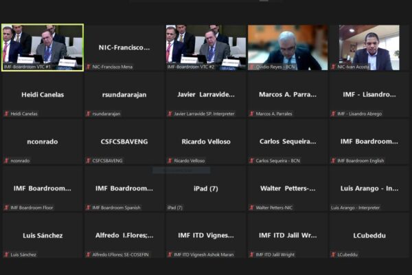 Nicaragua asiste a Consejo de Ministros de Finanzas de Centroamérica