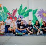 Nuevo mural de flores en el Parque Luis Alfonso Velásquez