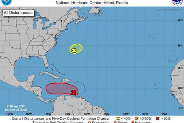Nicaragua monitorea fenómeno de baja presión en el Mar Caribe
