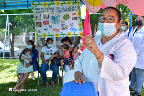 124 mil dosis de vacunas contra la poliomielitis se aplicará en Nicaragua