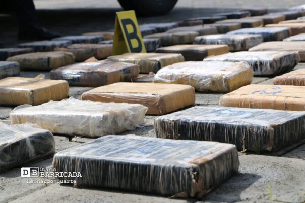 Incautan más de 100 kilos de cocaína en municipio El Castillo